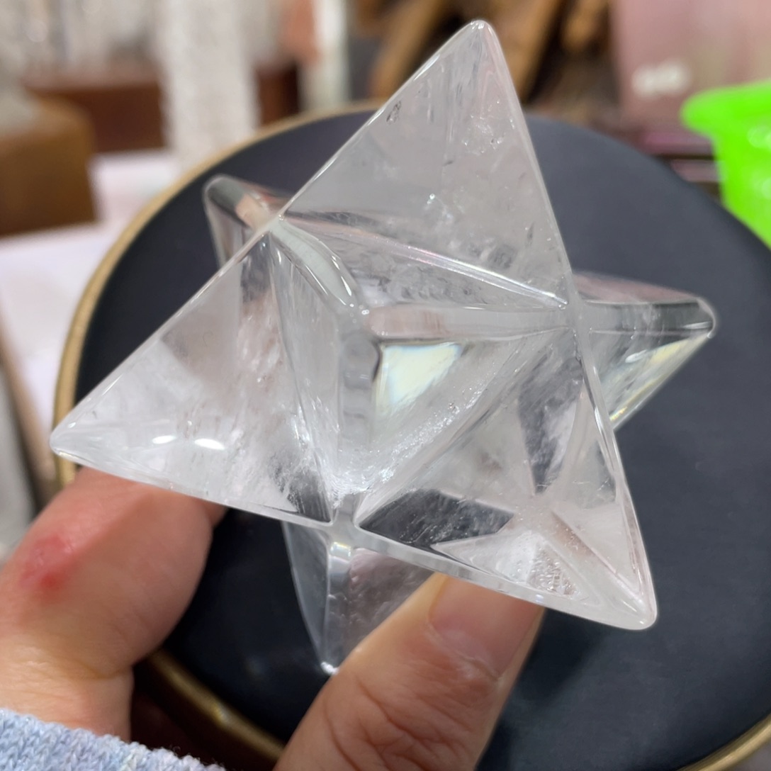 水晶摆件梅尔卡巴未镶嵌