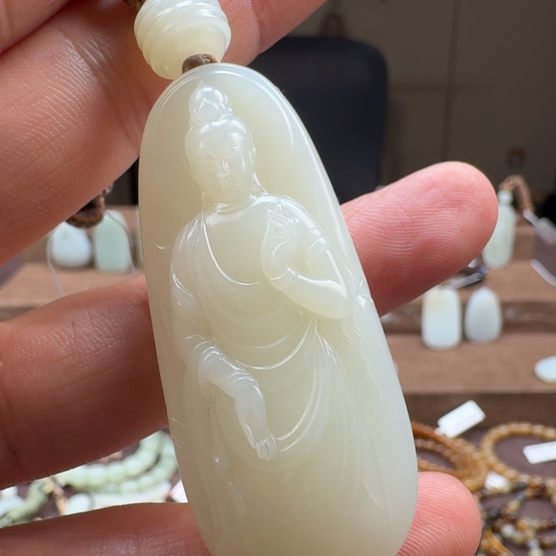 和田玉挂件未镶嵌拙****山