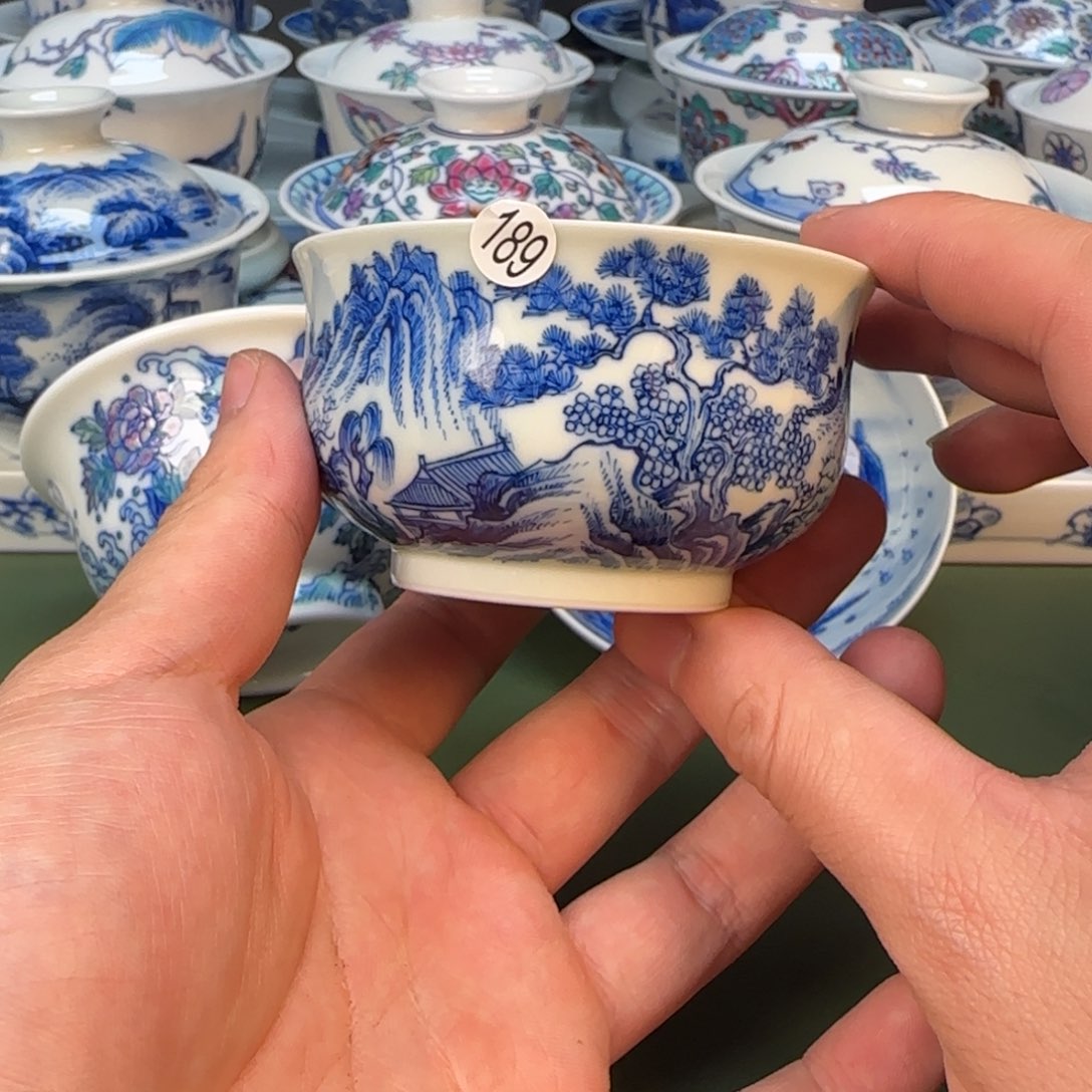 彦祖纯手工手绘茶具189