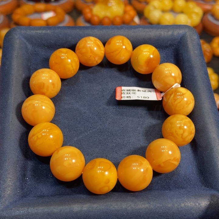 蜜蜡手链未镶嵌蜜蜡