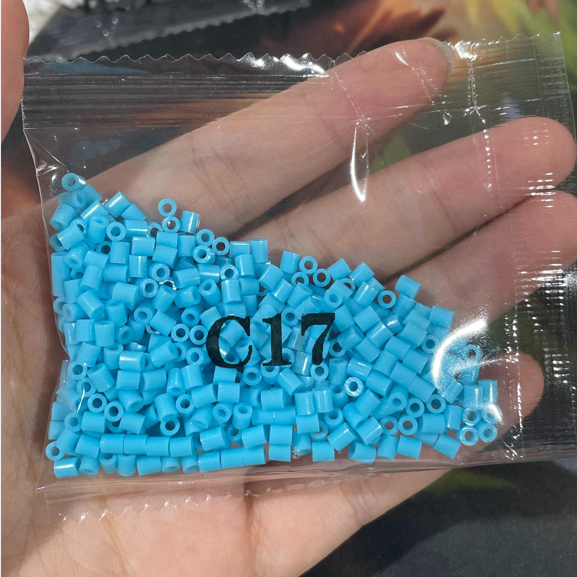 双十一福利 点灯牌点关注随机发2-10包 5g袋装拼豆 融合豆