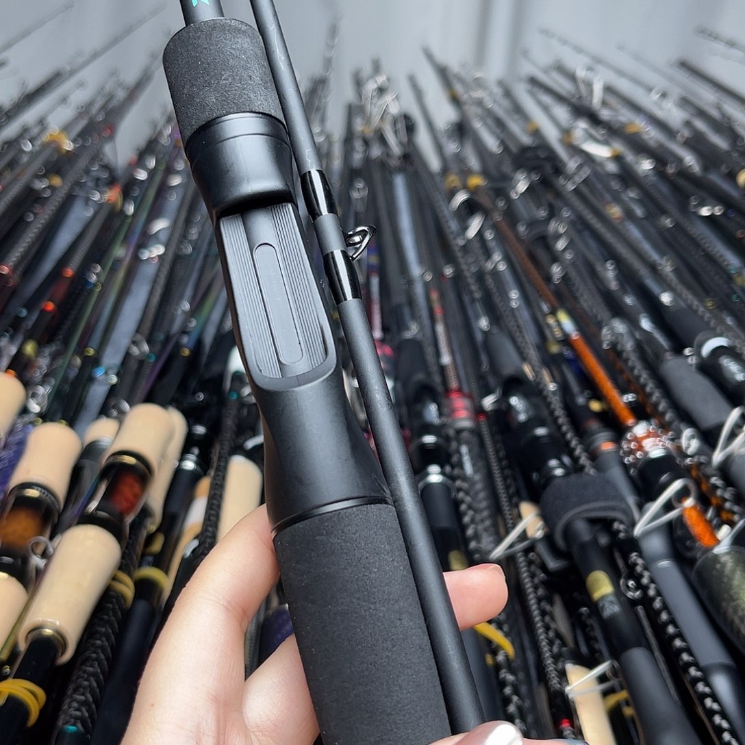 用***23.8m碳素2.46m直柄两节