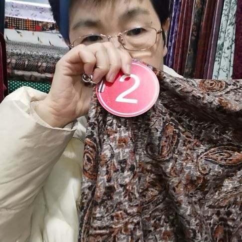 织花奥绒布料2号2.2米