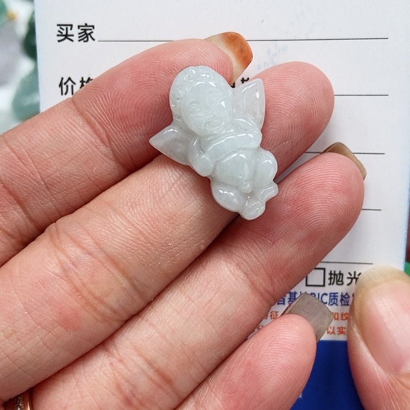 【闪购商品】翡翠颈饰未镶嵌天使