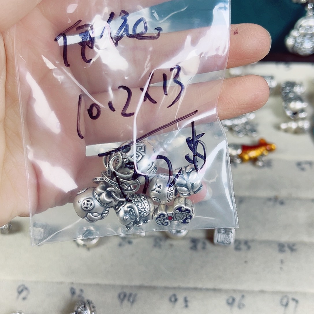 珐琅足银足银配件
