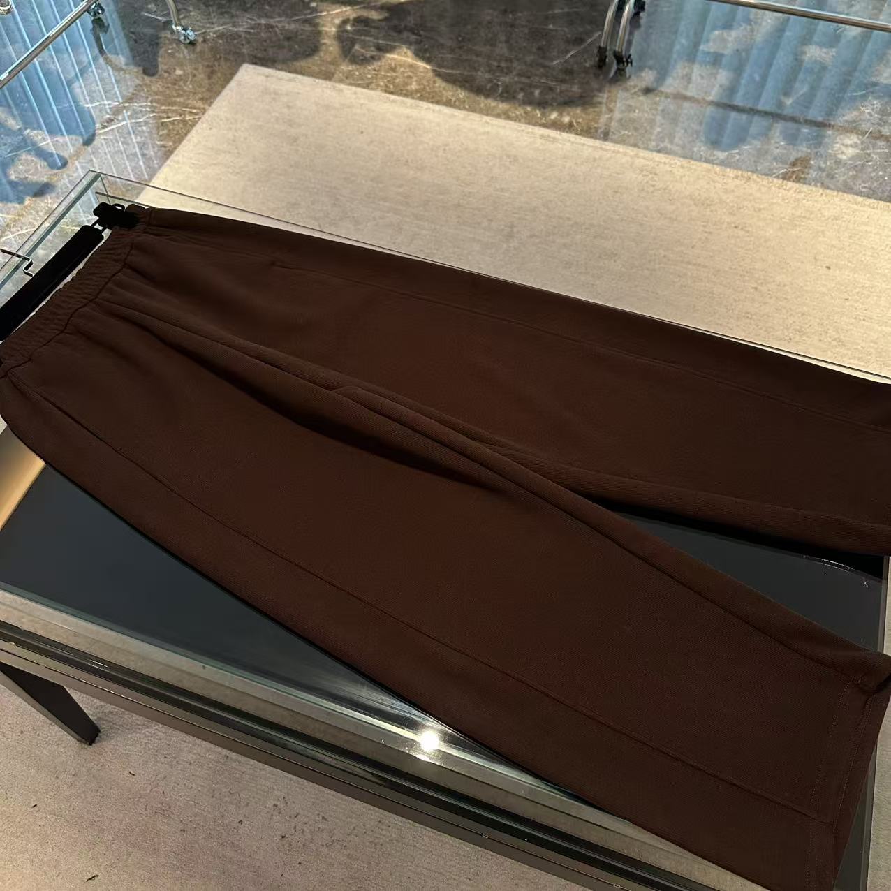 秋冬新款松紧腰直筒休闲长裤 J000362