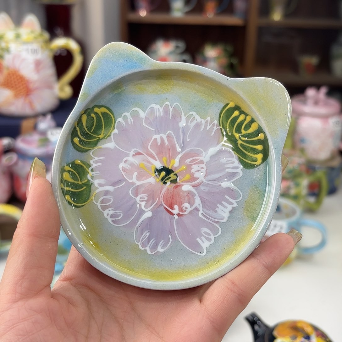 景德镇手绘高温釉下彩陶瓷茶具