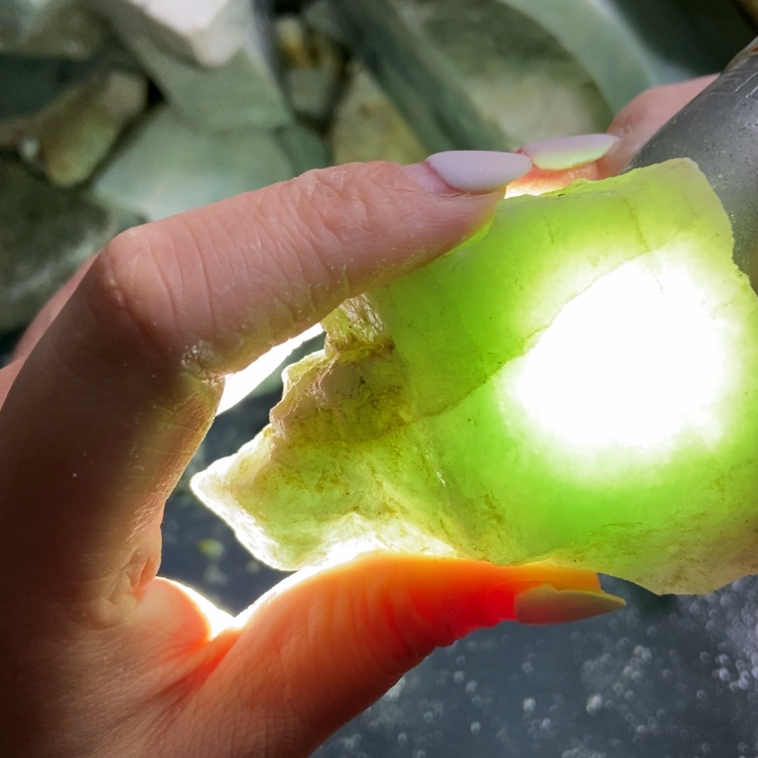 翡翠未镶嵌挂件天然翡翠