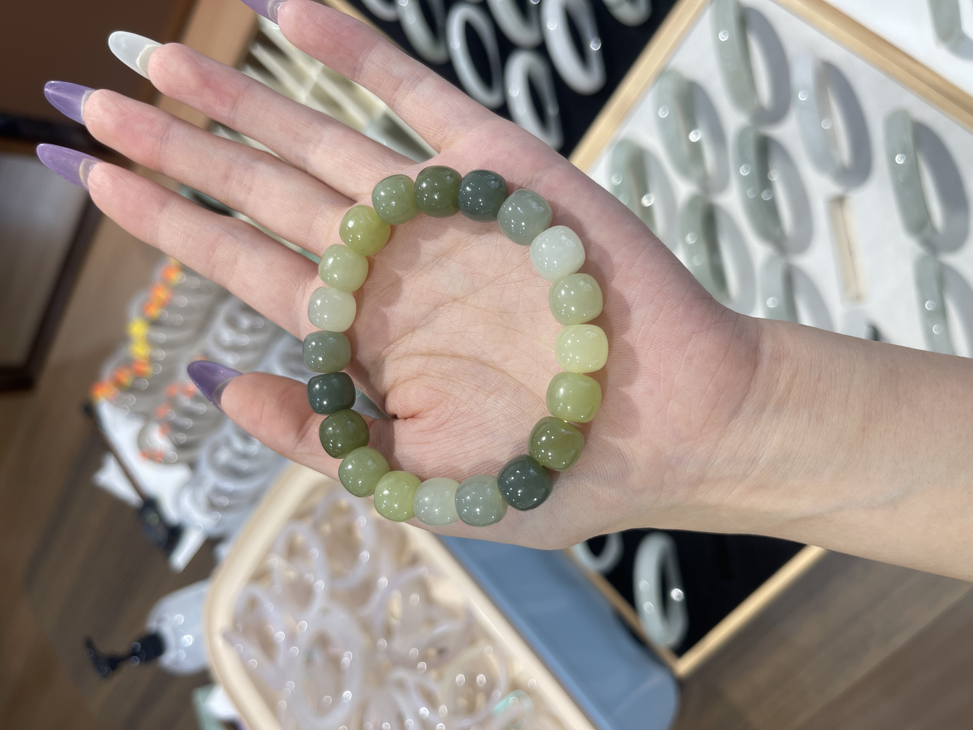 糖果色精美手串 