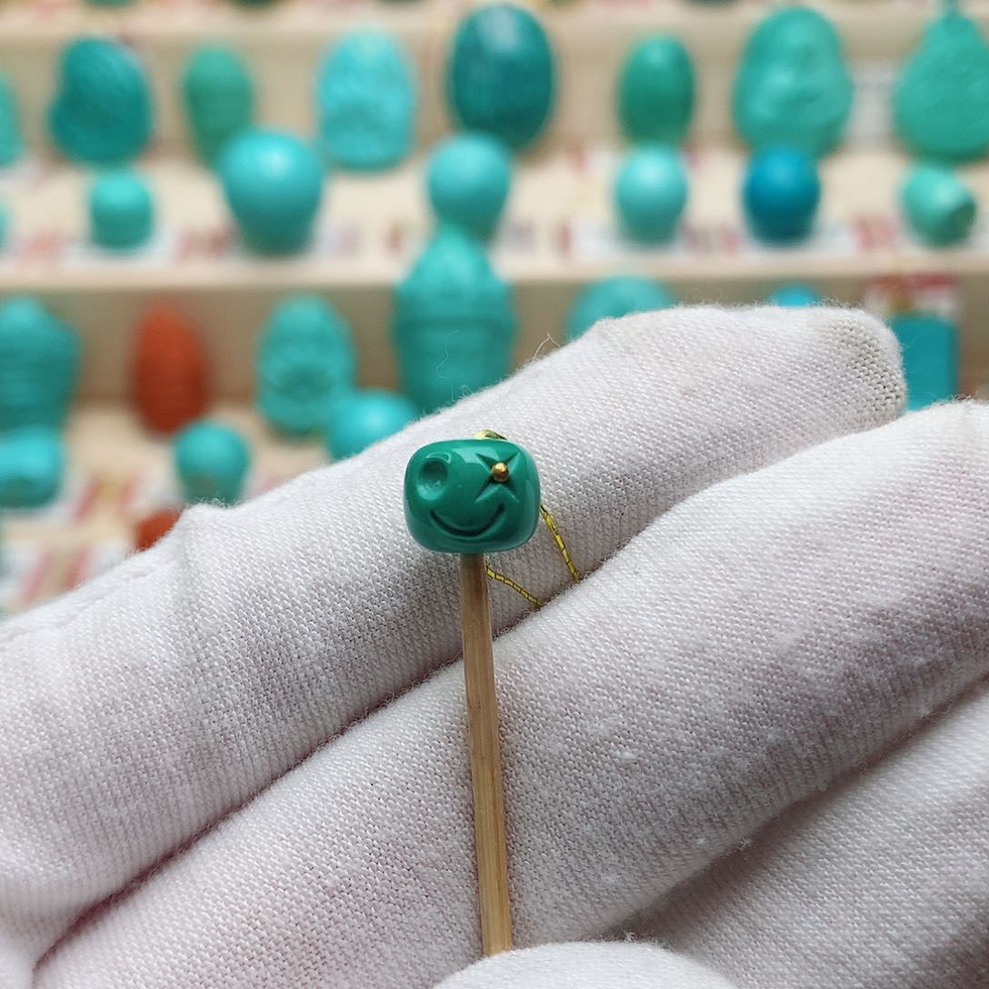 绿松石珠宝奇石未镶嵌