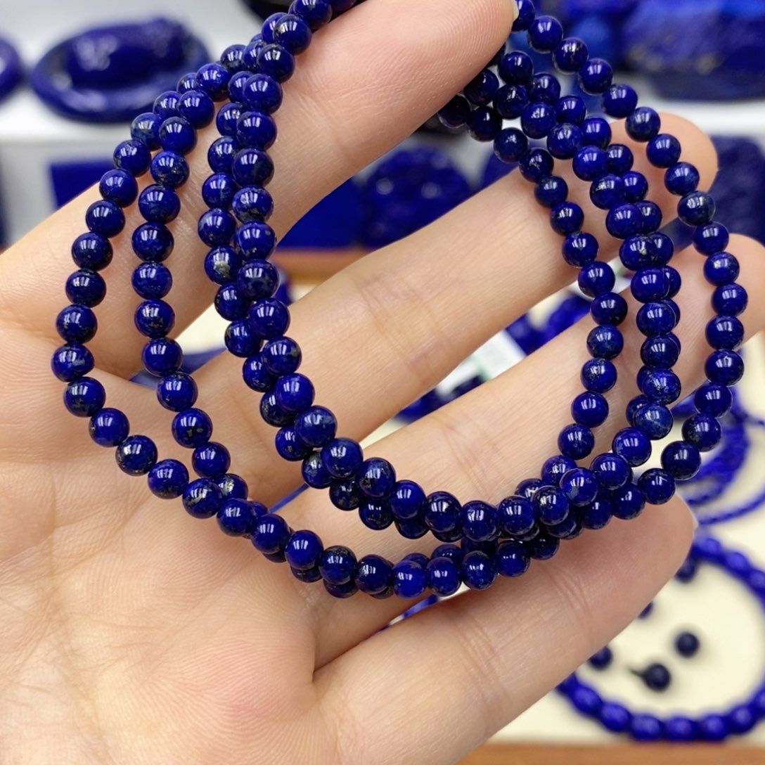 青金石手链未镶嵌