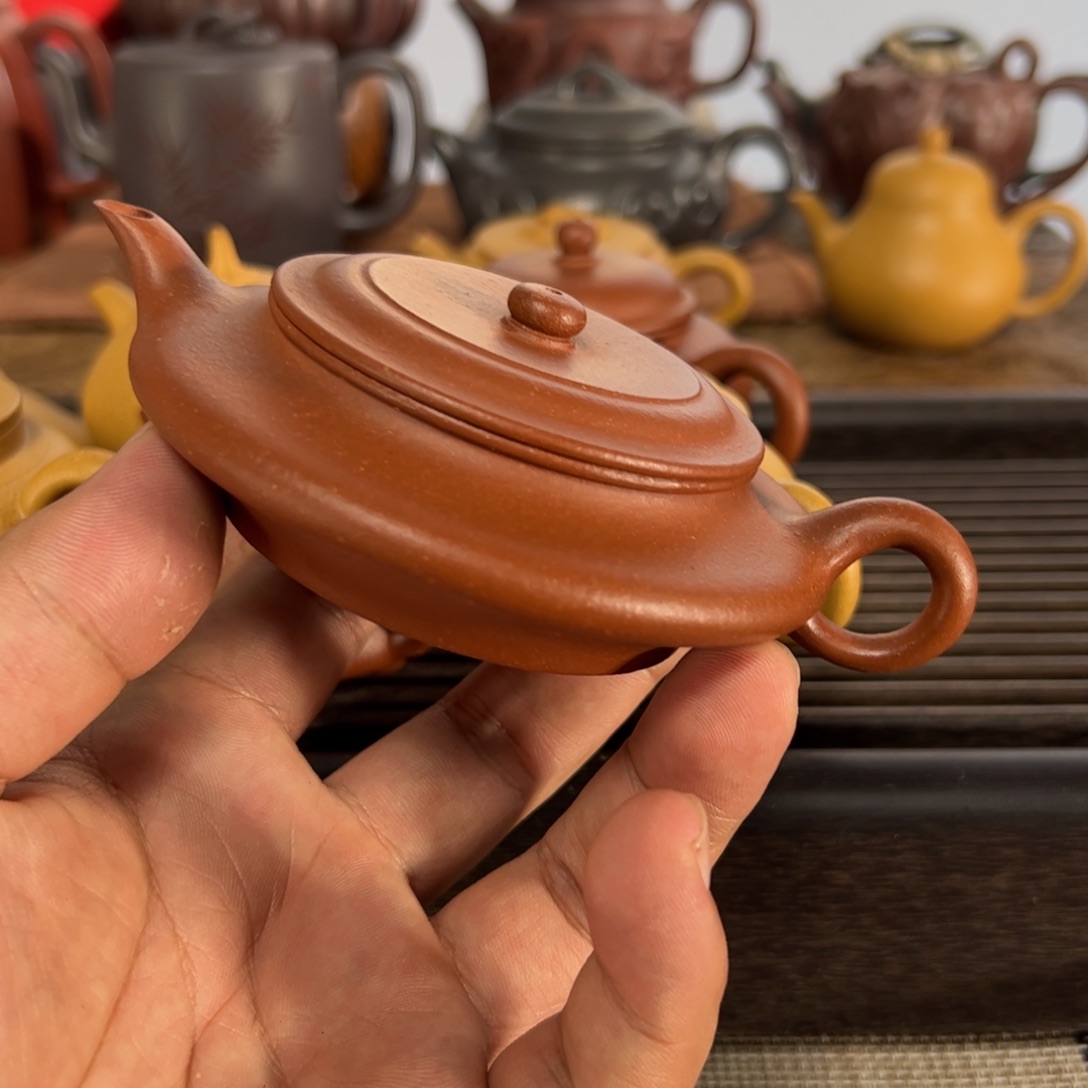 云***弹茶壶紫砂手工制作