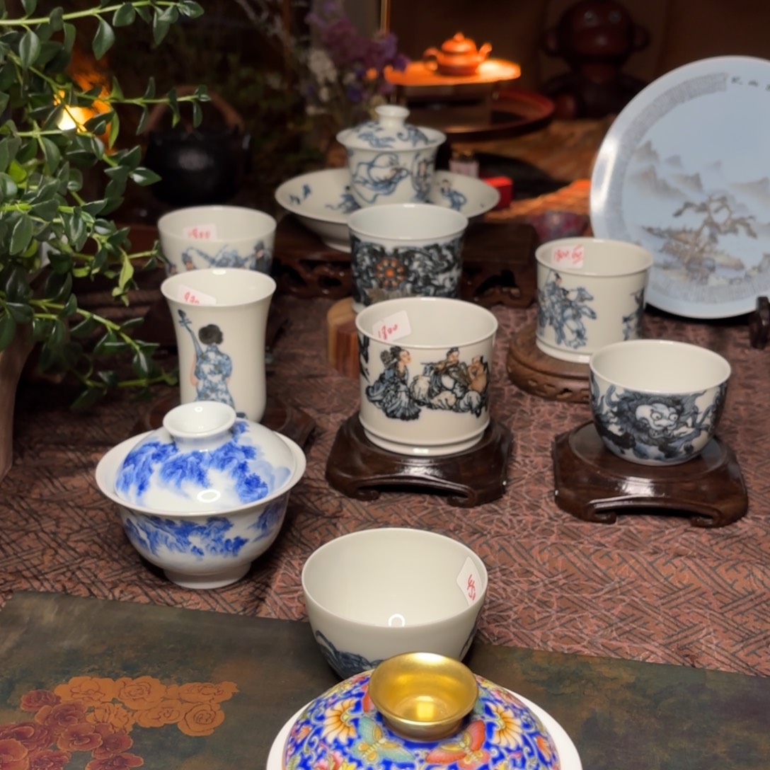 手工艺品琉璃景德镇重工珐琅彩