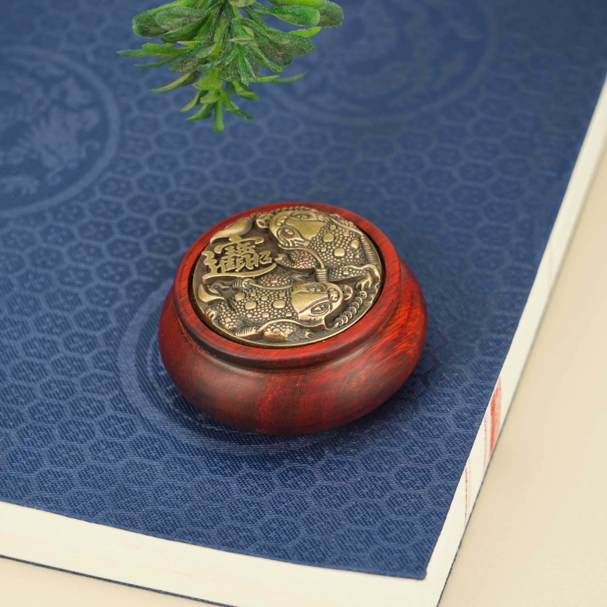 【红木甲】聚宝转盘-摆件-zx026