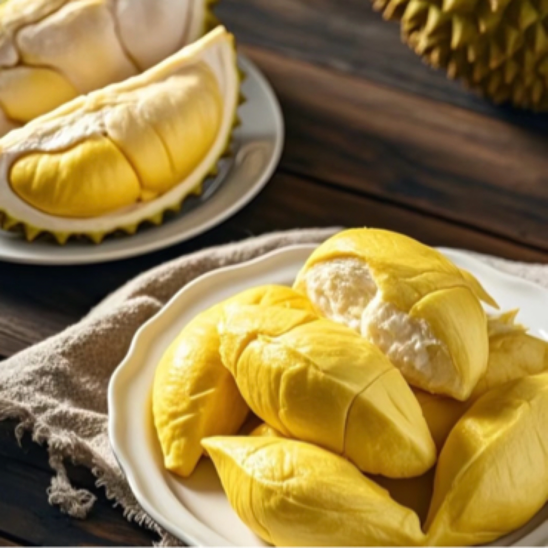 【新鲜榴莲】树熟榴莲金饶4-5斤左右香味浓郁肉厚核小金饶泰国东部