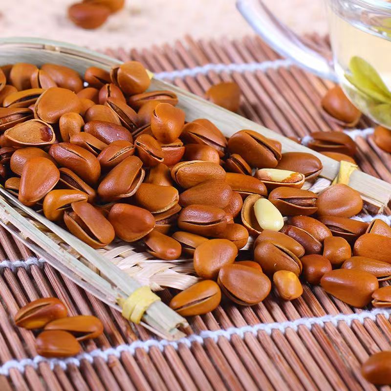 东北松子新货中颗粒开口手剥原味休闲坚果特产