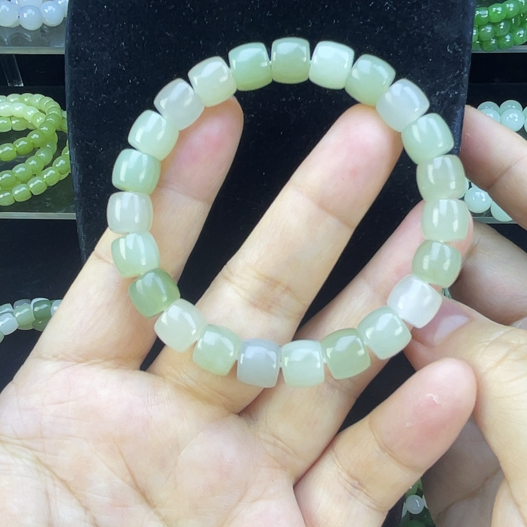 和田玉未镶嵌手链