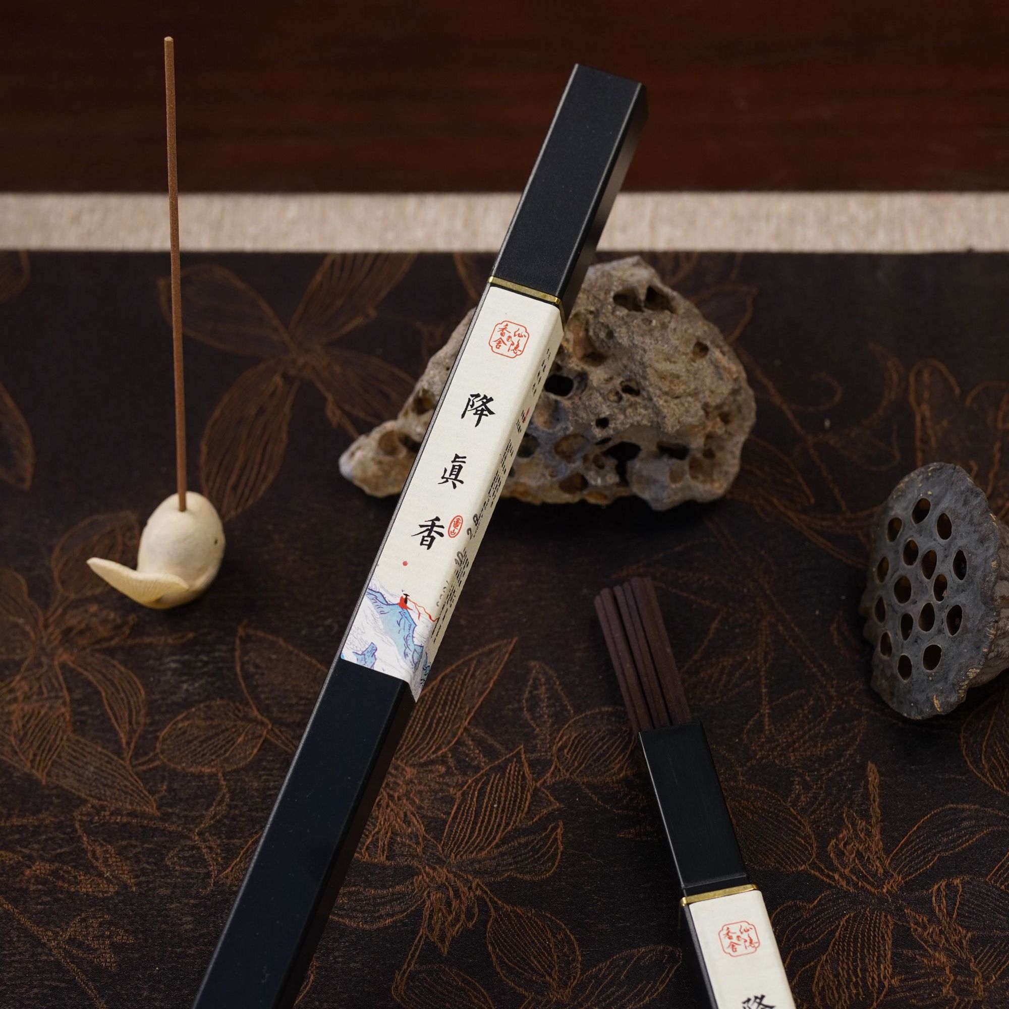 降真香祥云无粘盘香42片装线香10克50克大容量香薰