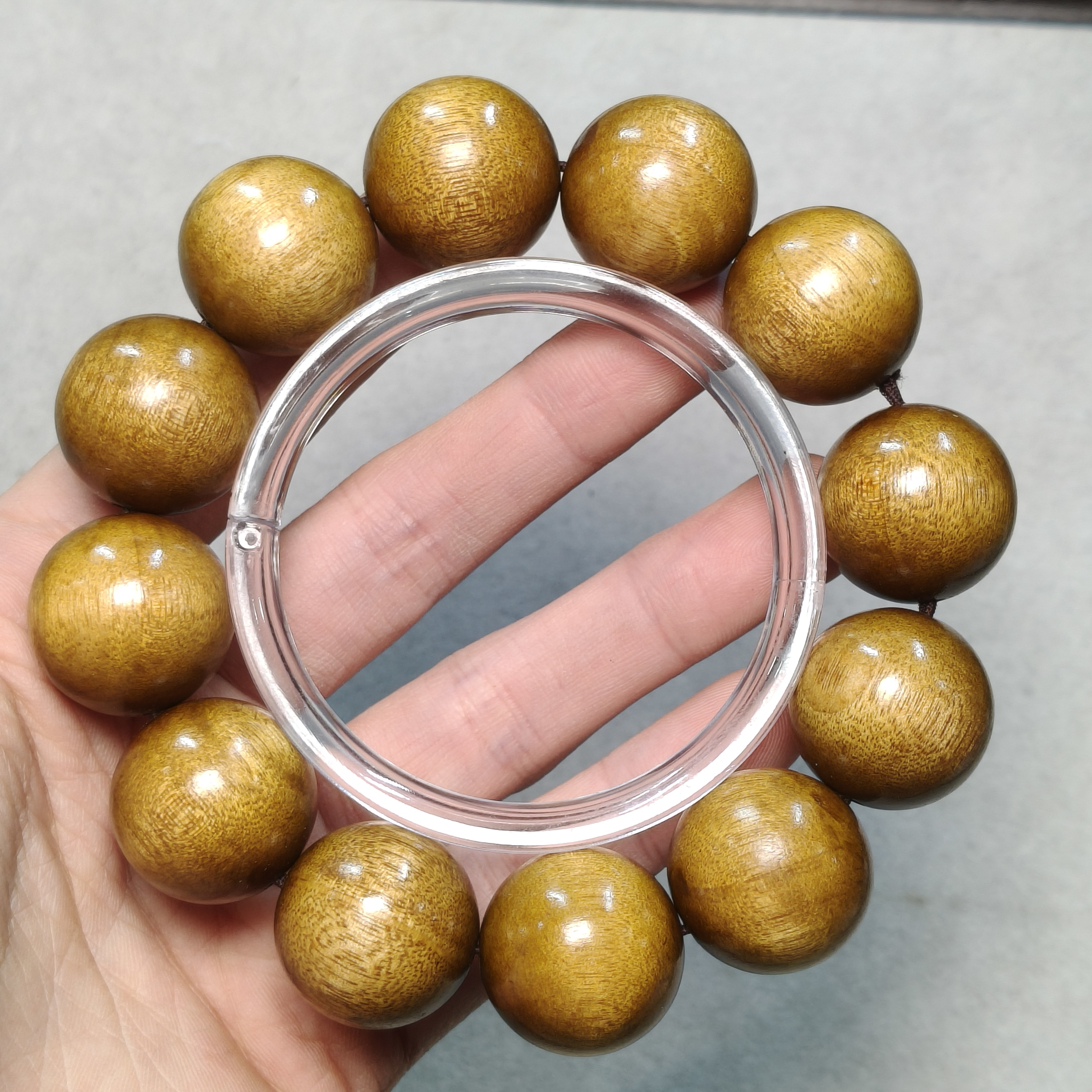 A32 帝王黄 金丝楠卡2.0圆珠单圈手串