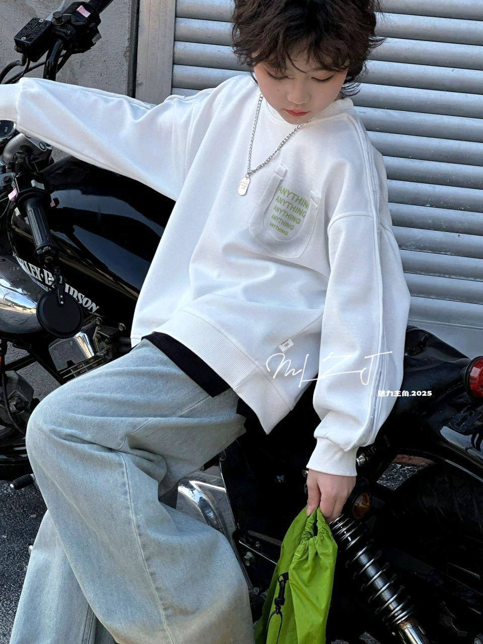 MMC童装儿童卫衣中性清新简约《非图片款》