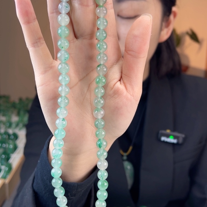 石英质玉项链未镶嵌9m m