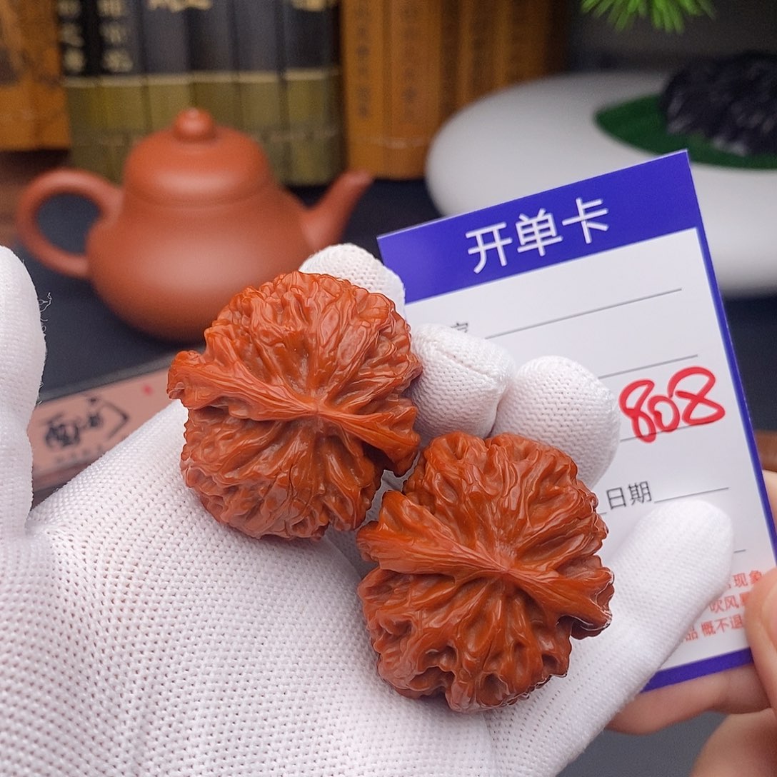 文玩核桃把件38苹果园808