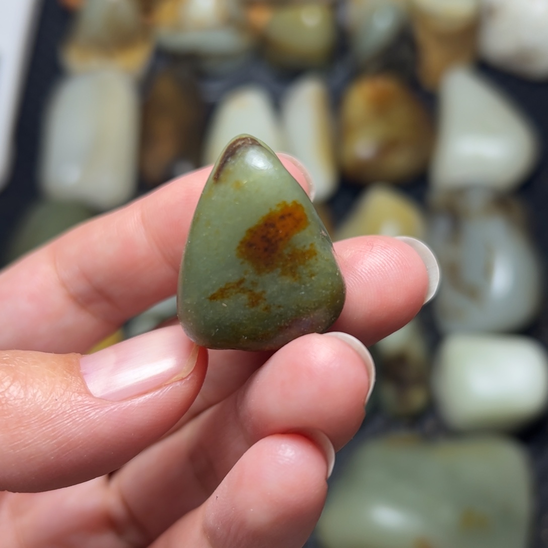 和田玉未镶嵌挂件4