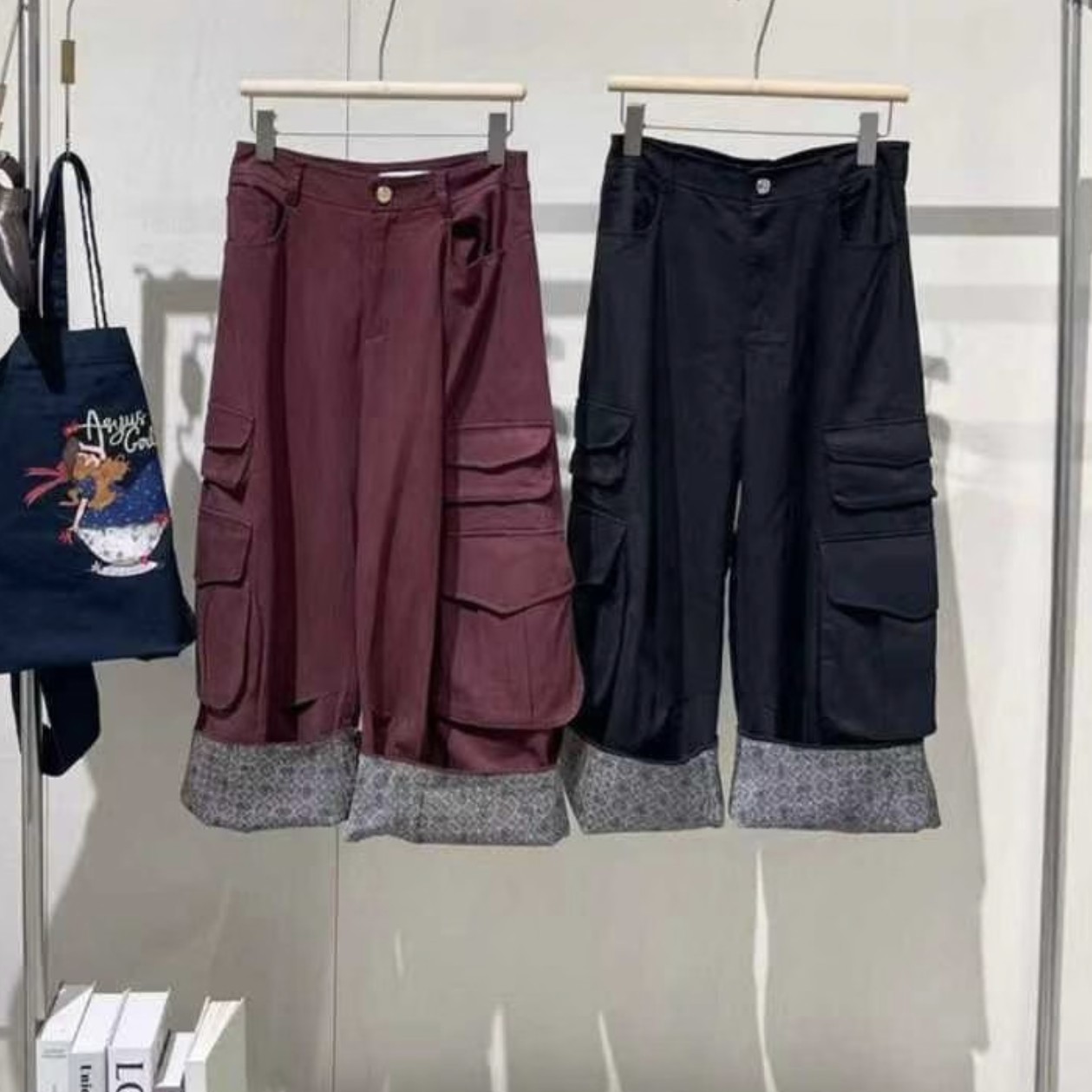 【工装裤】设计师款2025早秋新品高端水洗直筒裤女