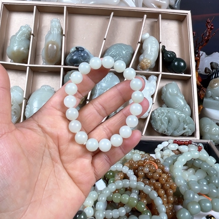 和田玉（糖玉）手链未镶嵌