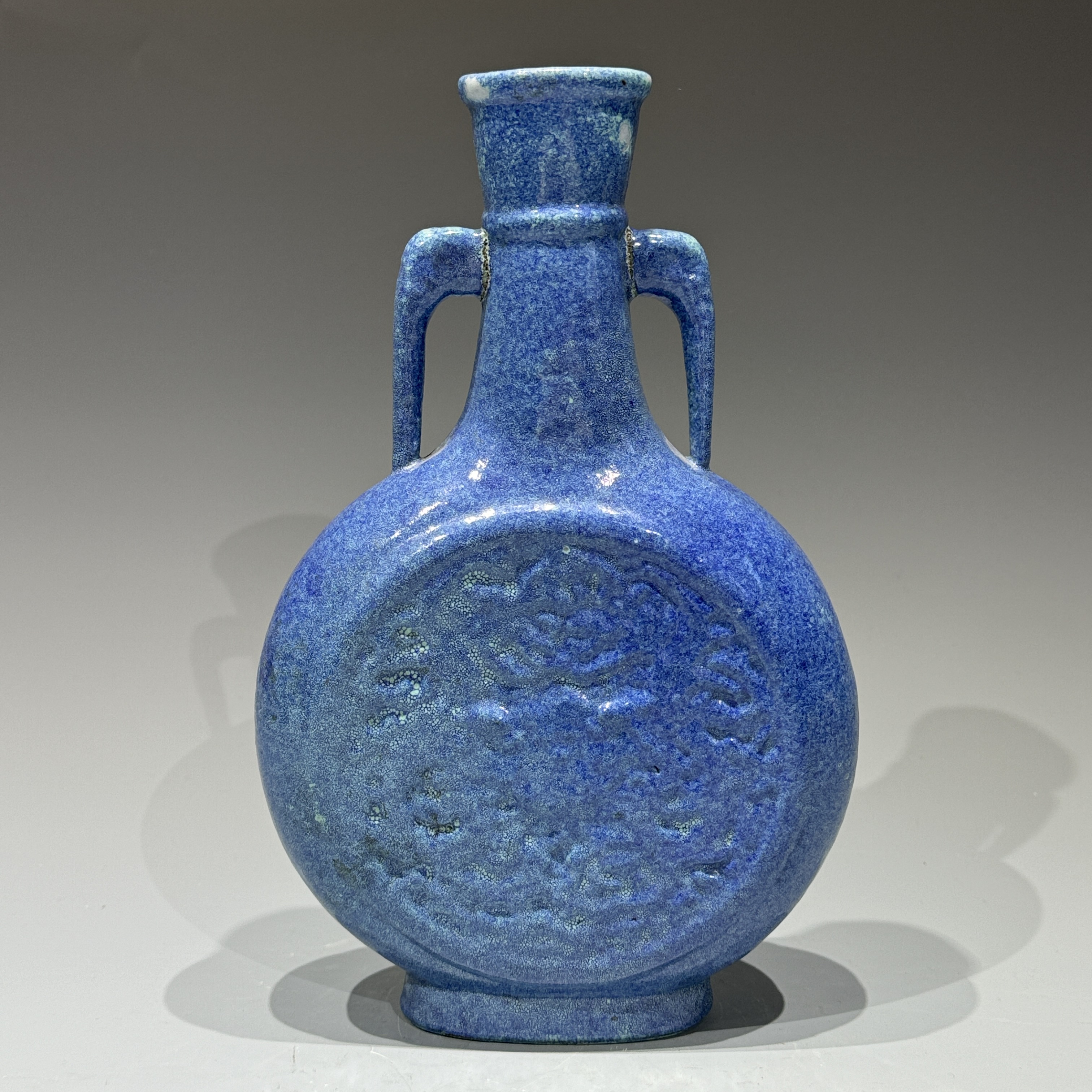 4631 清 炉钧釉抱月瓶