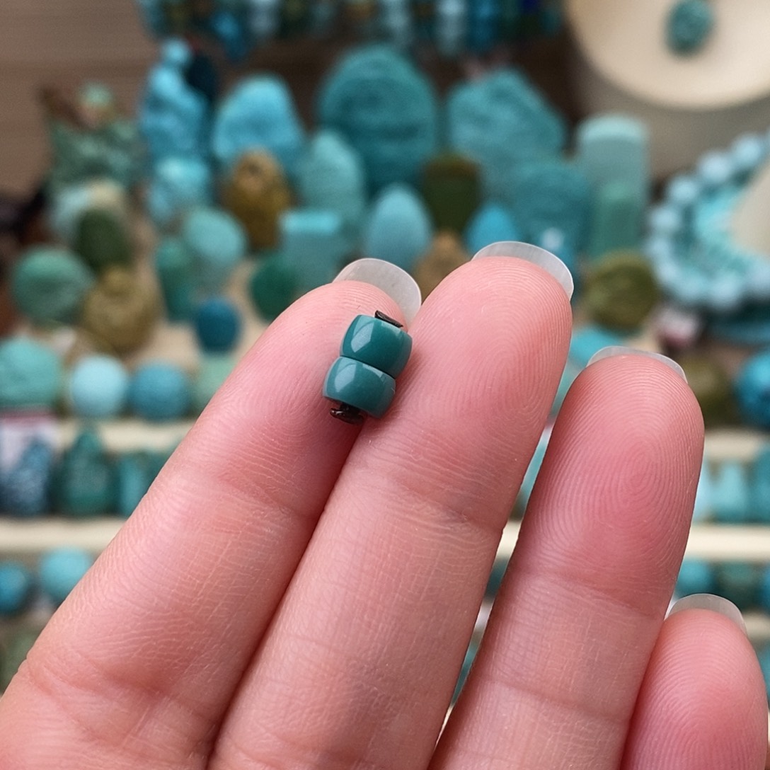 未镶嵌绿松石珠宝奇石5.5*3.5