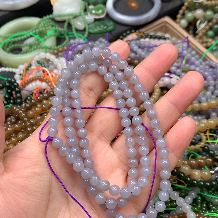 和田玉未镶嵌手链55