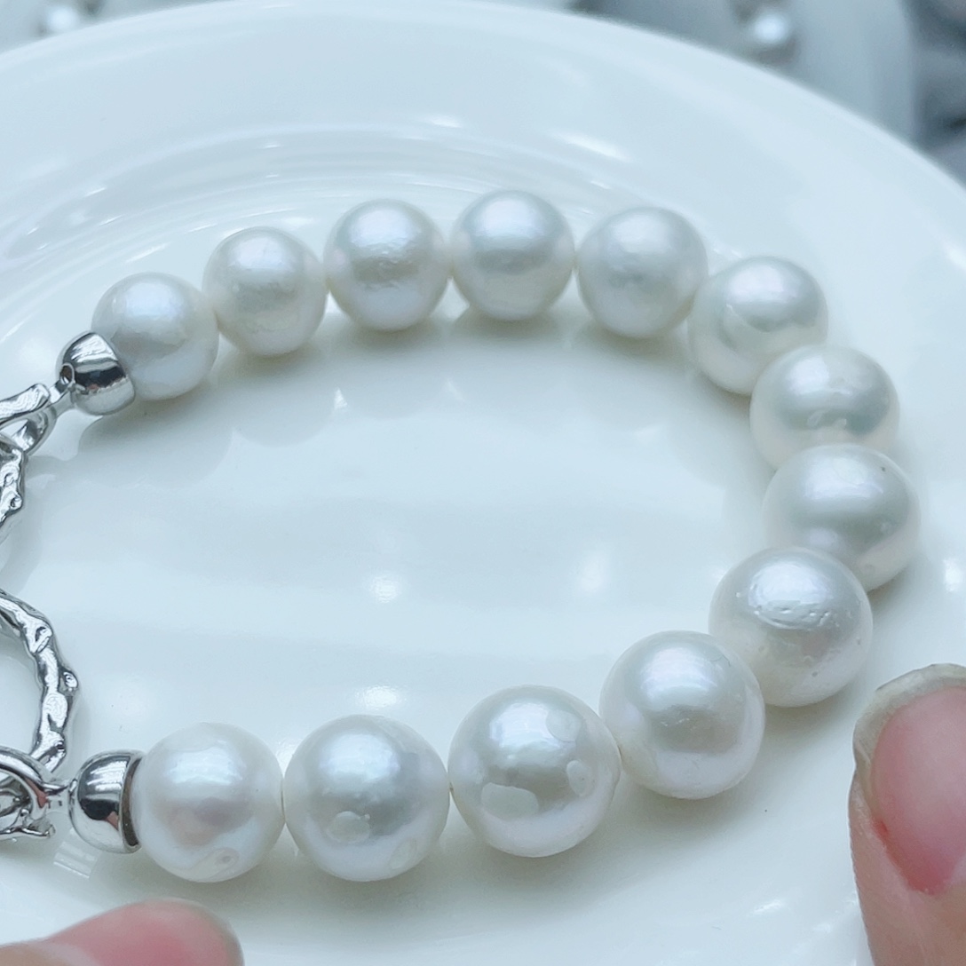 淡水珍珠颈饰钛钢