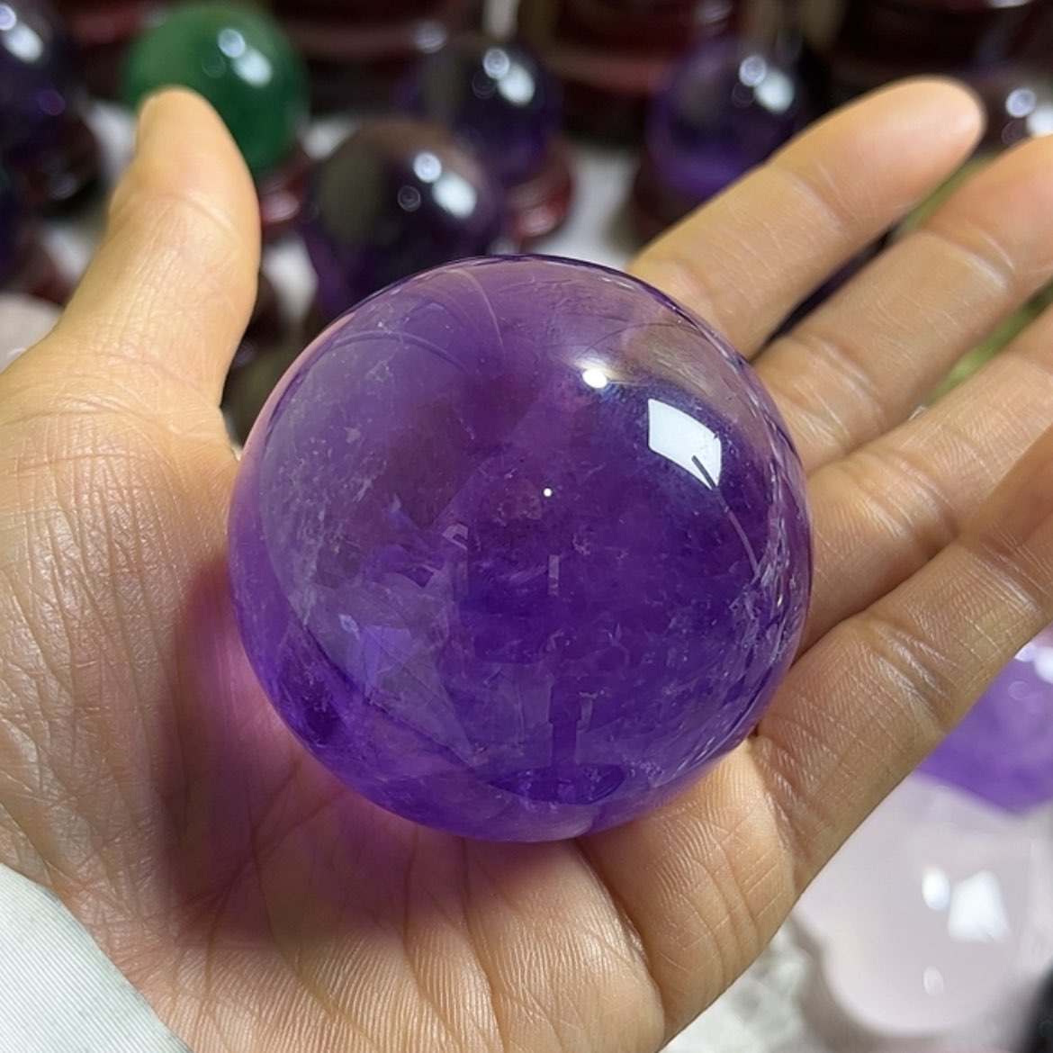 【闪购商品】水晶摆件球未镶嵌