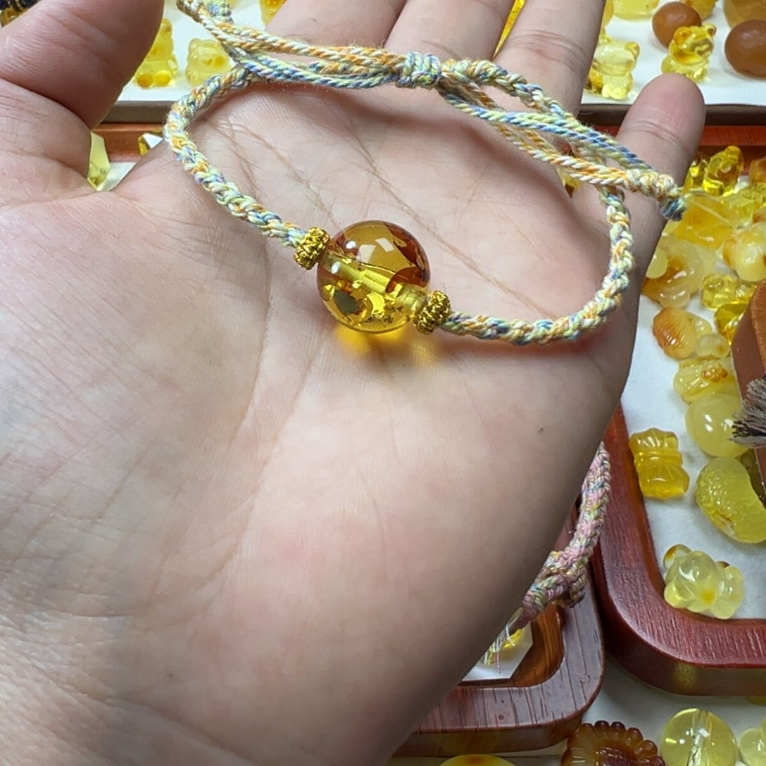 琥珀吊坠(不含链)未镶嵌