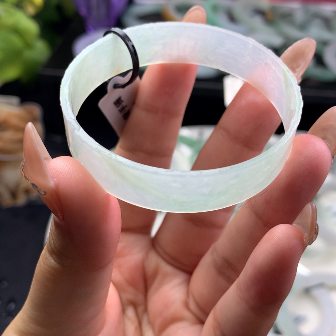 定制翡翠公主镯未镶嵌52/53 