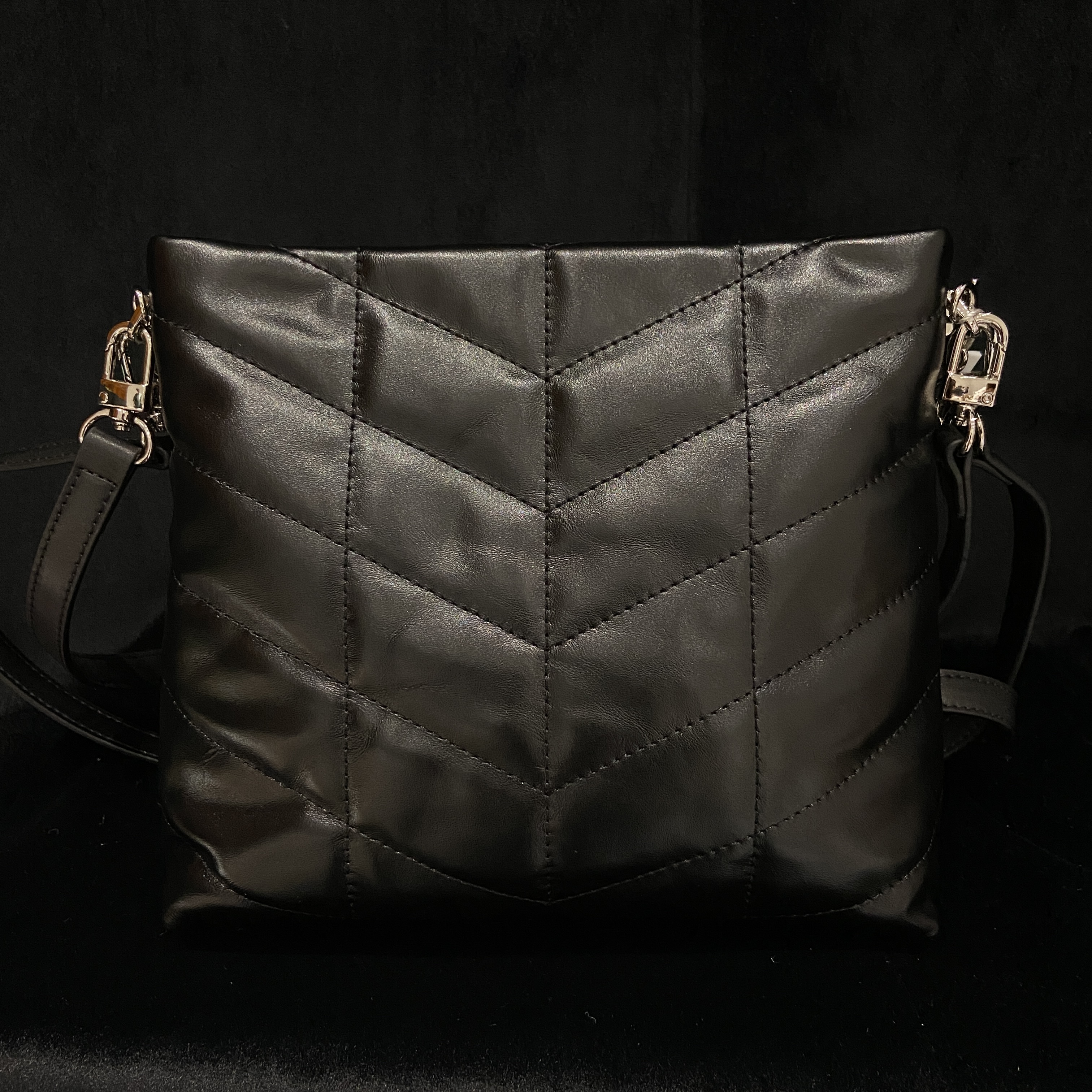 COCO DICV2025新款高端定制时尚女包 阳桶 黑色23cm
