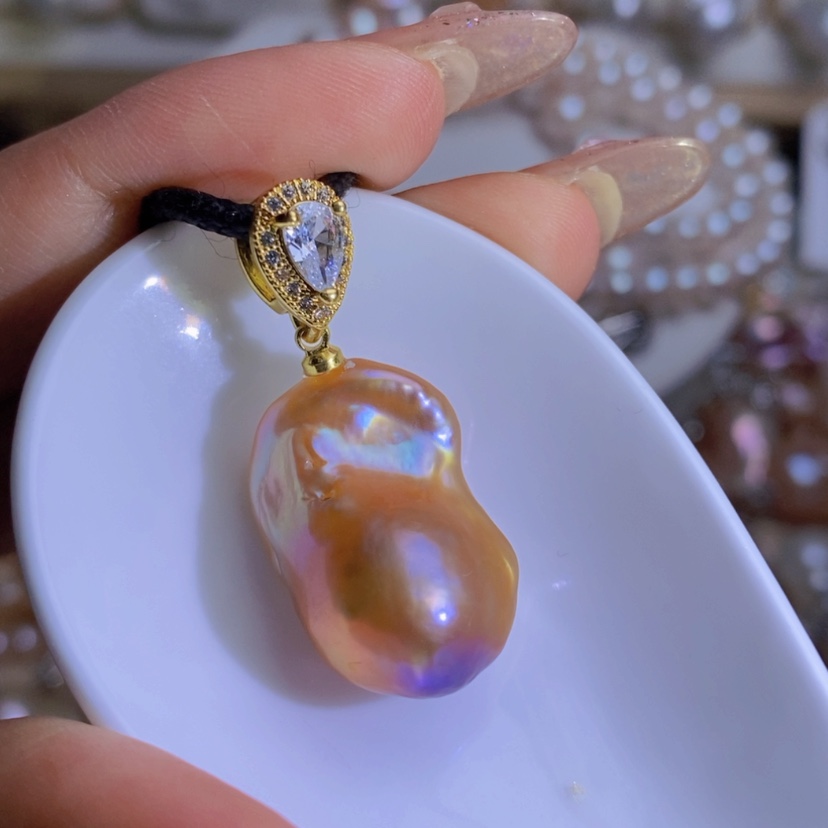 【闪购商品】淡水珍珠天然淡水珍珠合金