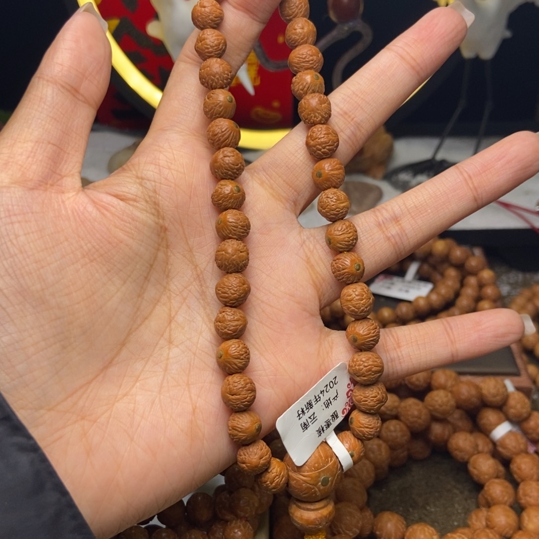 ****n凤眼菩提吊坠顶凤镶嵌