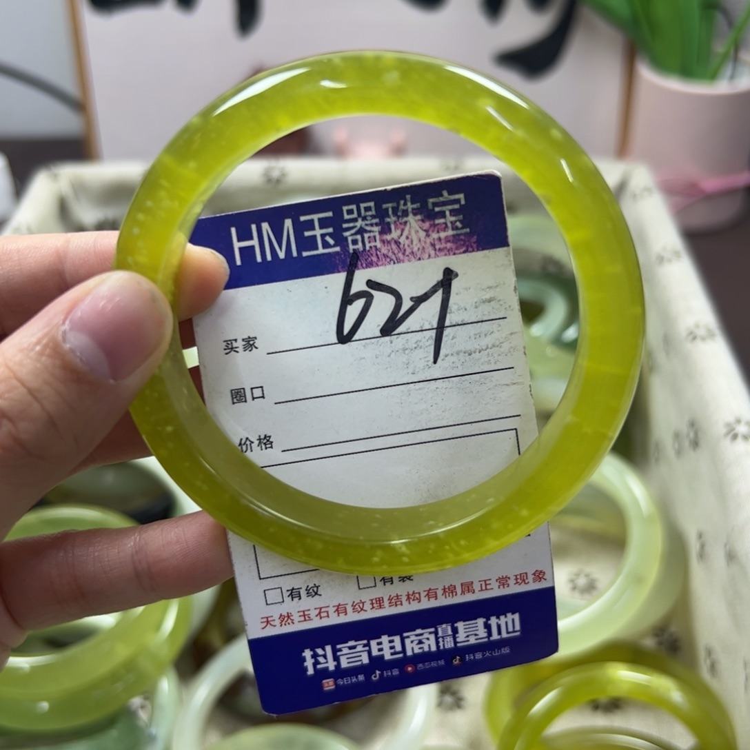 蛇纹石玉手镯未镶嵌348