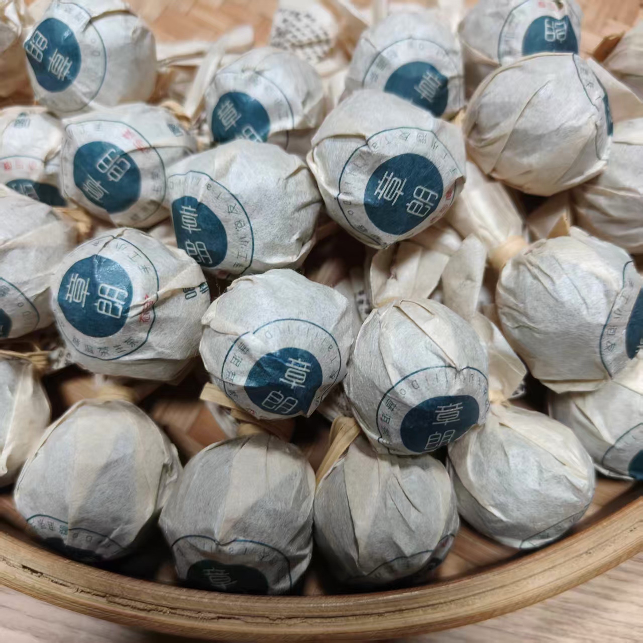 【章朗龙珠】2020年8g*30颗 古树头春普洱茶生茶