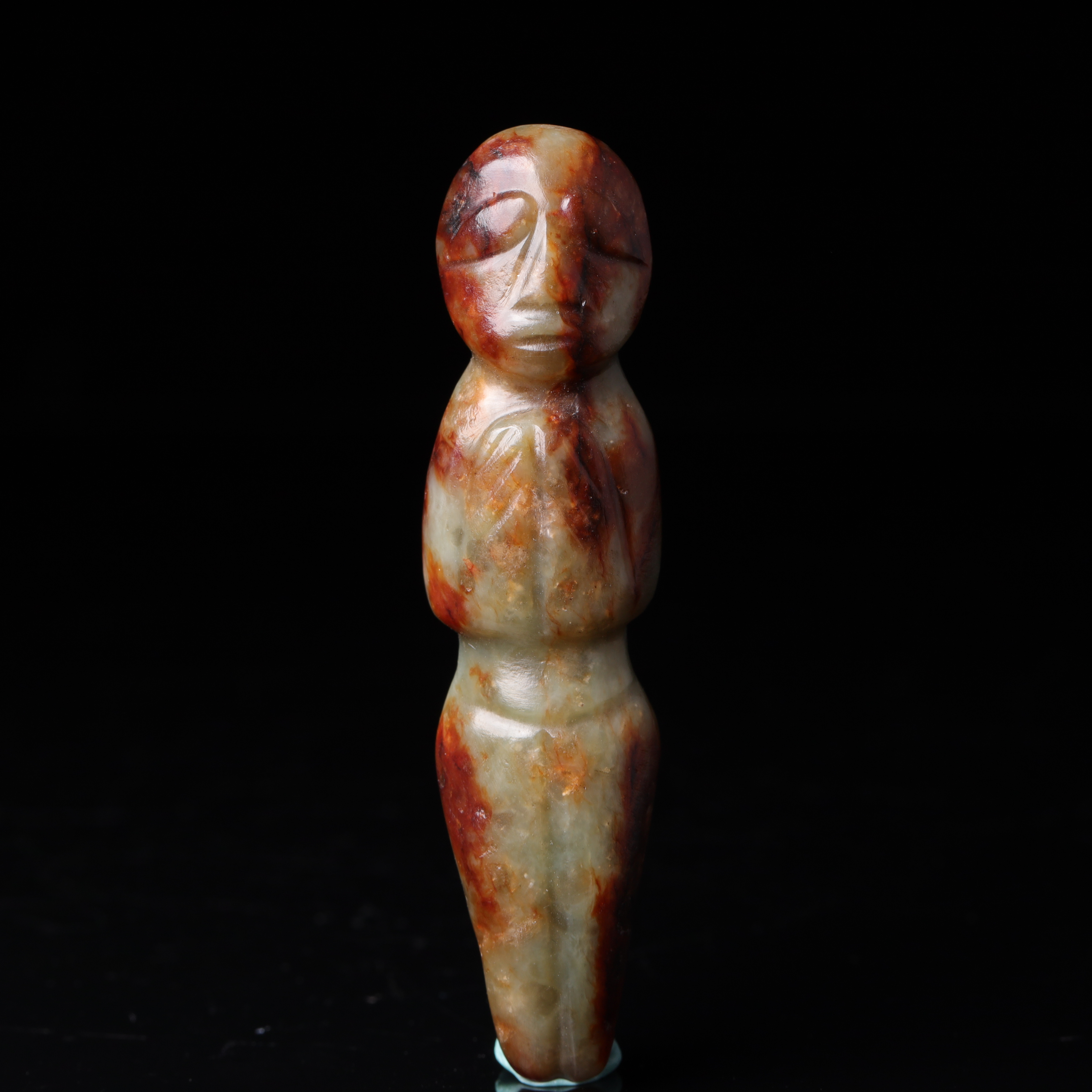 明代河磨玉玉人俑-CS