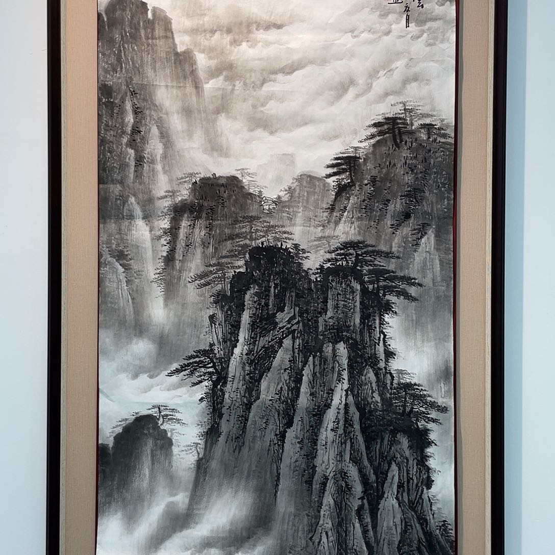 国画凌行志手绘作品