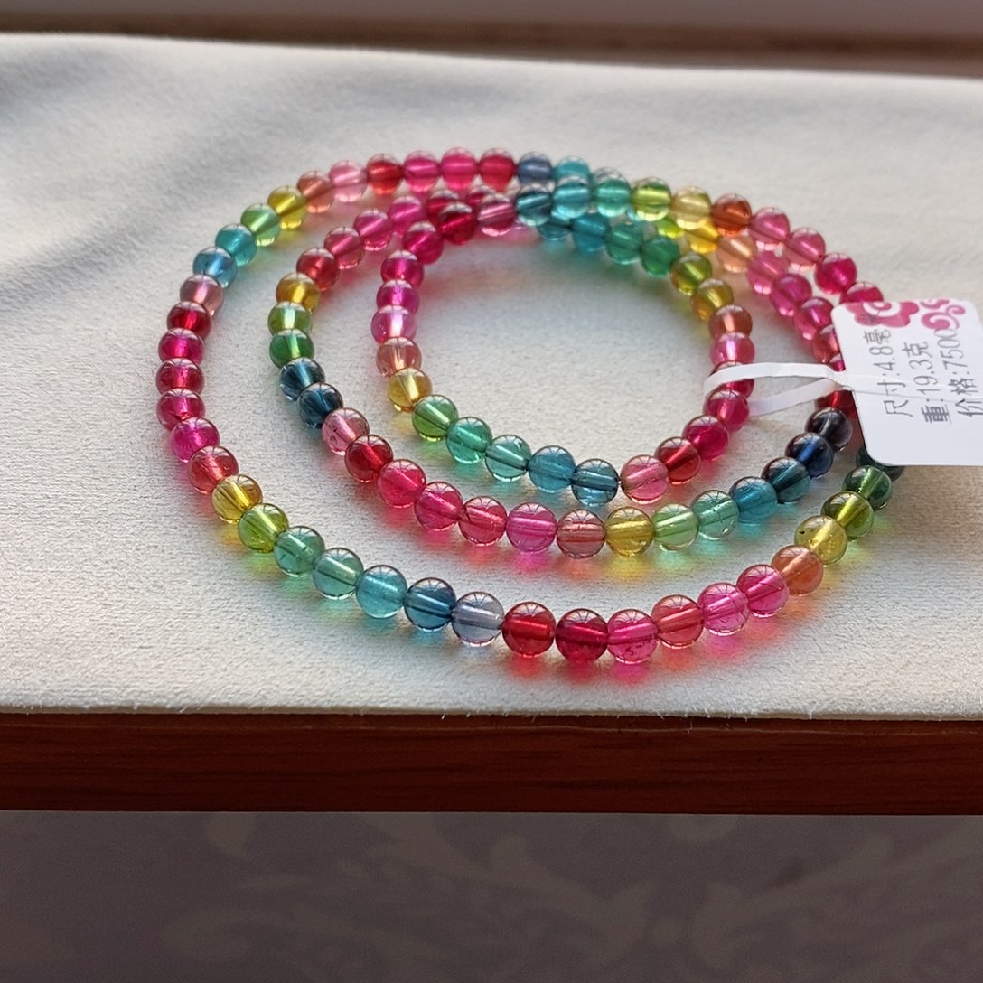 碧玺碧玺手链未镶嵌