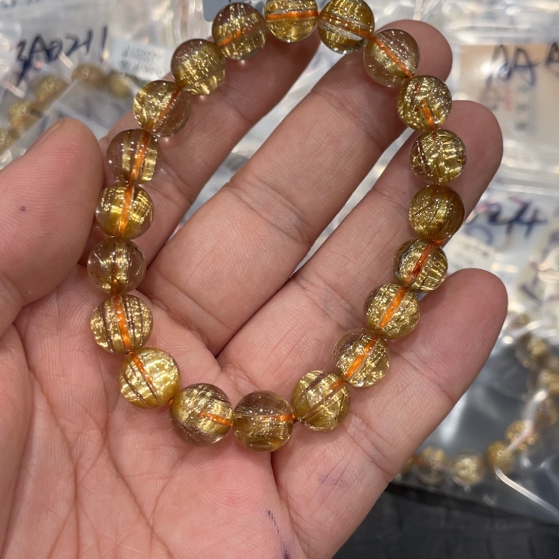 香***秀水晶手链未镶嵌aaa0305钛晶