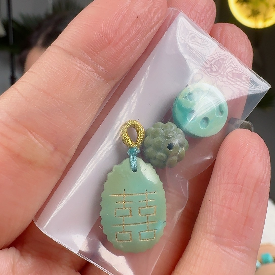 绿松石珠宝奇石未镶嵌