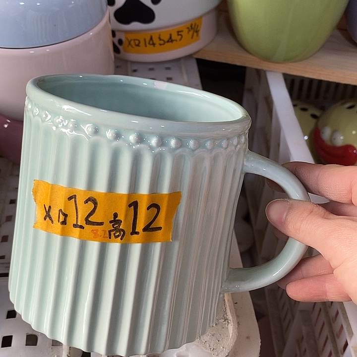 陶盆有孔 瑕疵针孔漏釉介意勿拍 口高