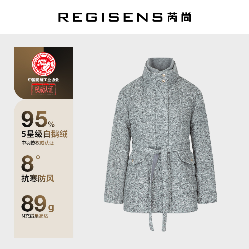 WLIN琳姐专属芮尚【羊驼毛】【95%白鹅绒】女士鹅绒服 VRDA610008