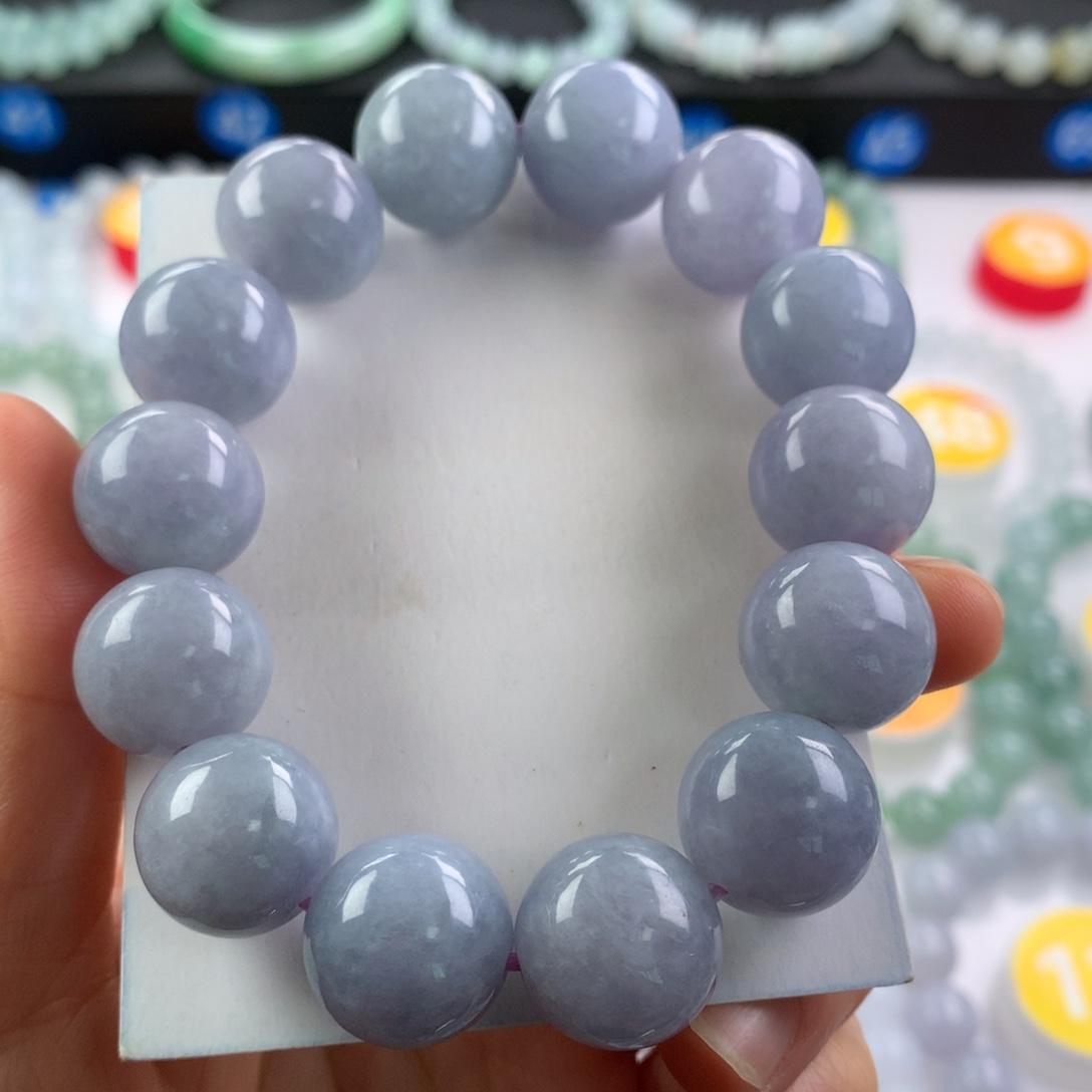 翡翠未镶嵌手链卡15.8