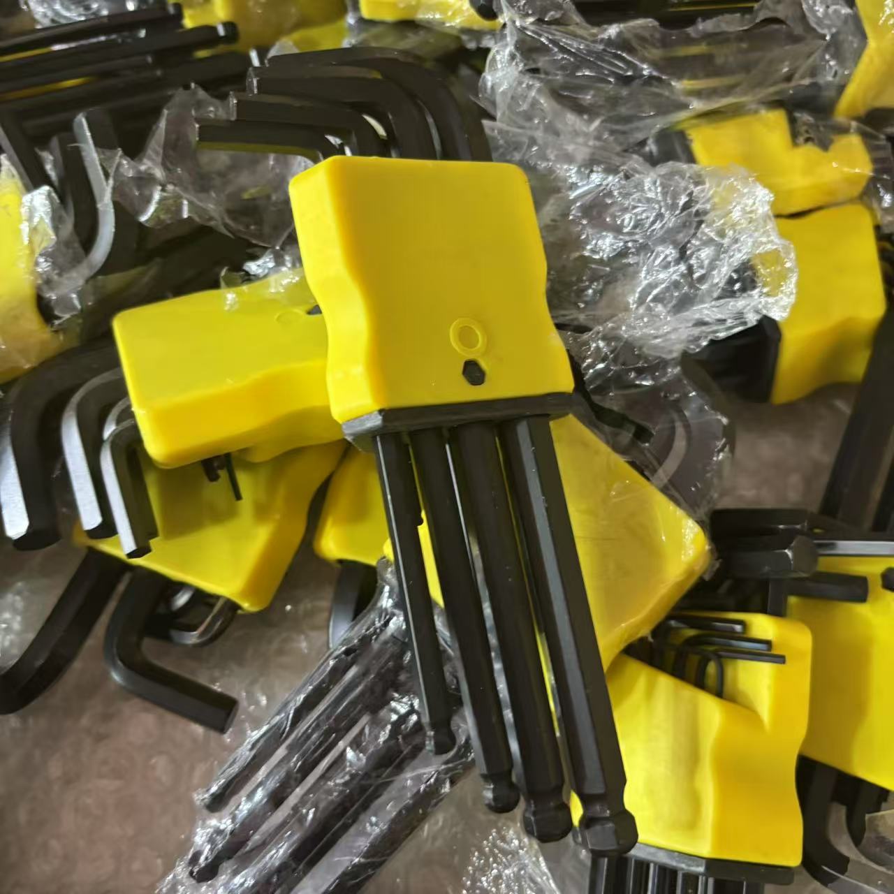 阿天 九根高硬合金内六角扳手六角星螺丝刀维修工具套装